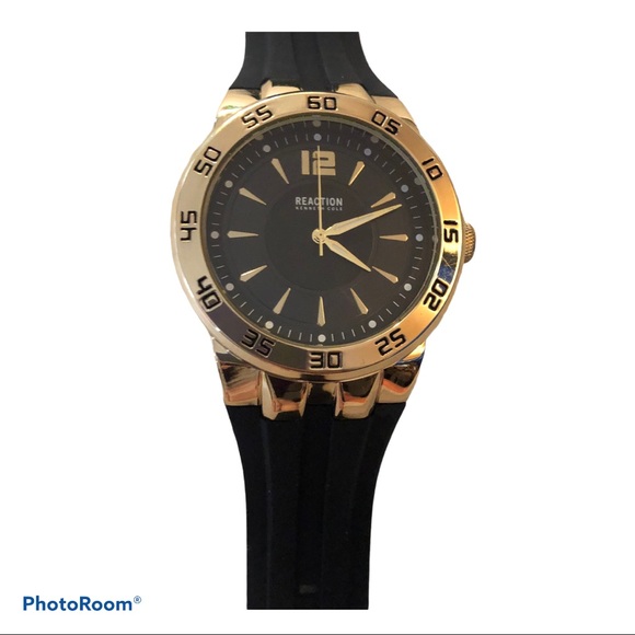 Kenneth Cole Reaction Watch Water Resistant Gold - Picture 4 of 4